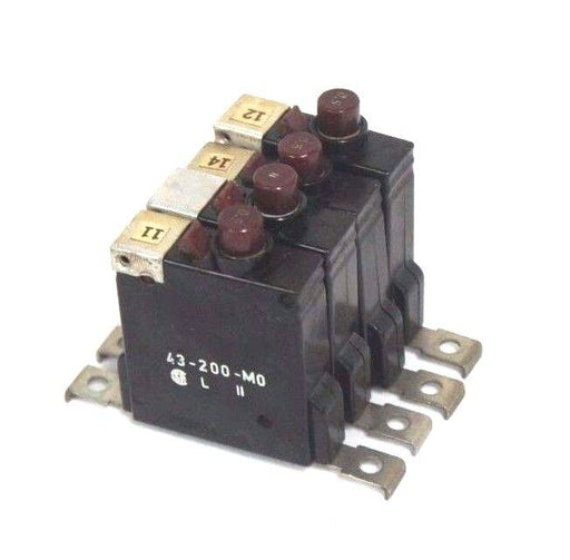 LOT OF 4 ETA MAGNETIC 43-200-M0 CIRCUIT BREAKERS 250VAC 43200M0