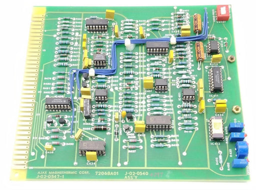 AJAX MAGNETHERMIC J-02-0547-1 PC BOARD SC72068A01, J-02-0546-1