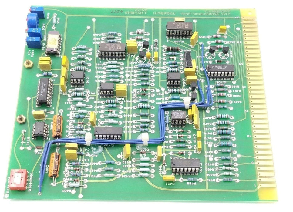 AJAX MAGNETHERMIC J-02-0547-1 PC BOARD SC72068A01, J-02-0546-1