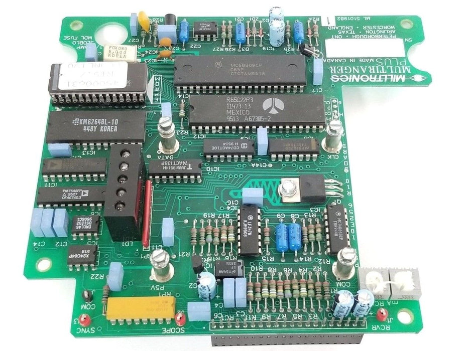 MILLTRONICS 5101982 MULTIRANGER PLUS BOARD ML 5101982 1 R24