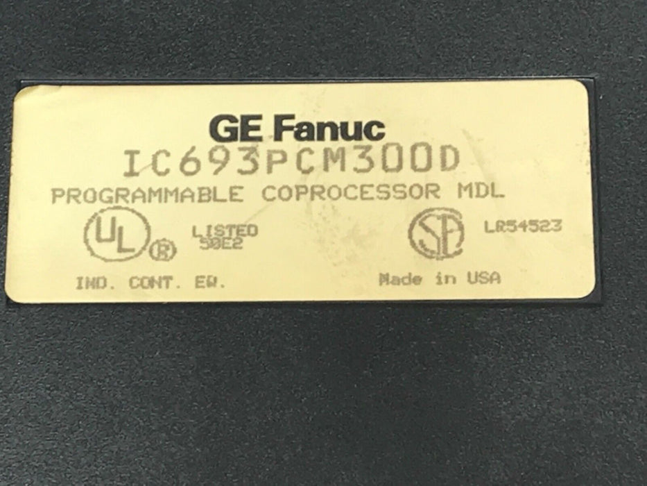 GE FANUC IC693PCM300D PROGRAMMABLE COPROCESSOR MDL W/ CABLE, 160KB 35KB