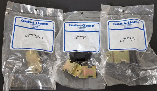 LOT OF 3 NEW CUSH-A-CLAMP 008T012, 1/2