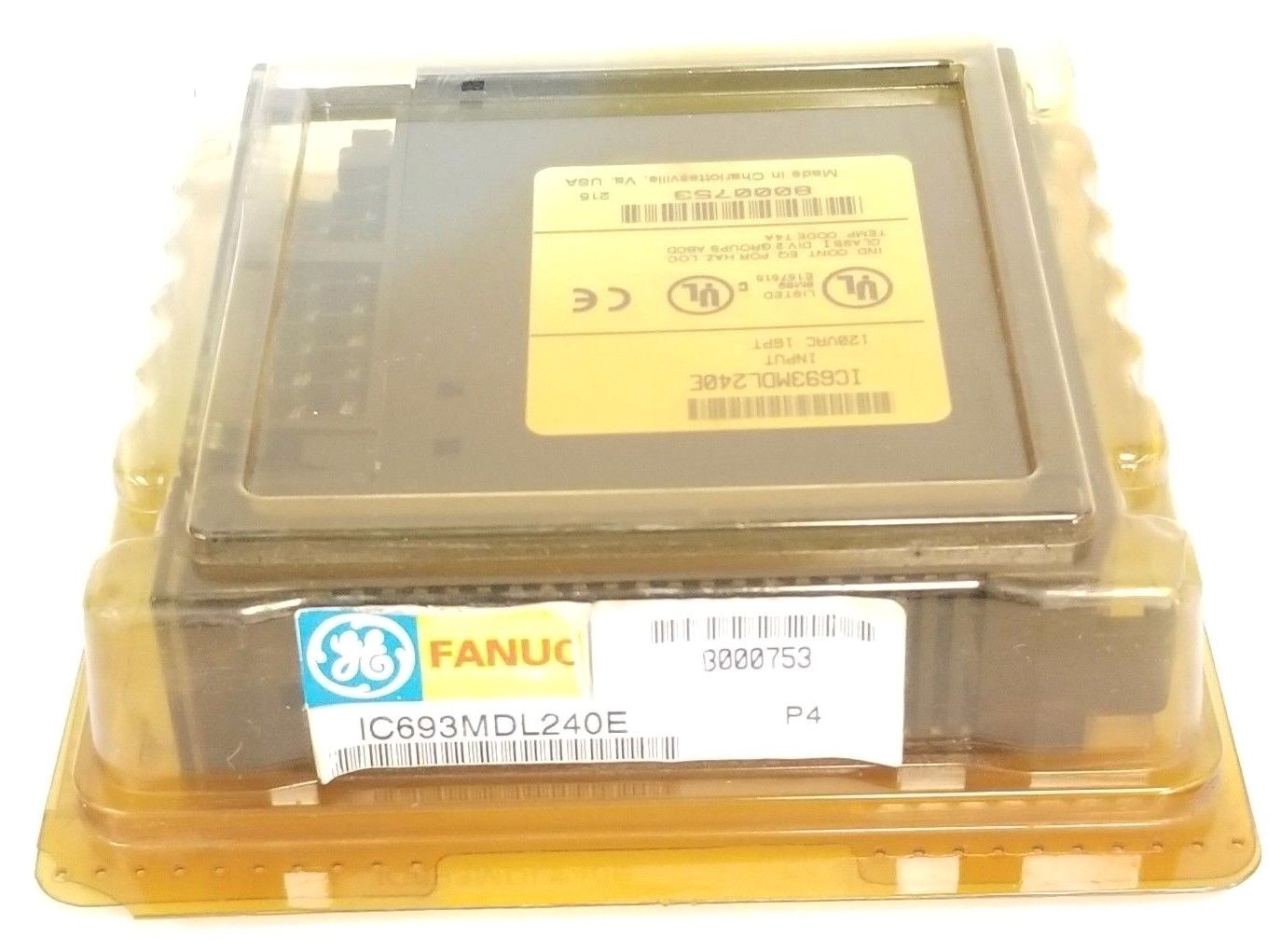 NEW SEALED GE FANUC IC693MDL240E INPUT MODULE 120VAC 16PT