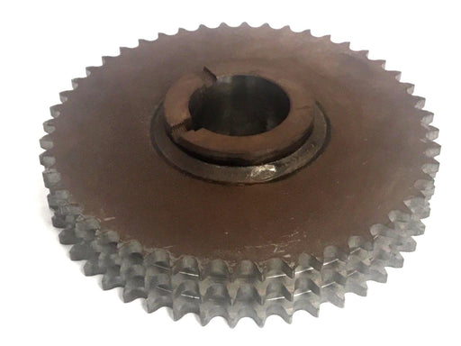 NEW LINN GEAR CO. 60L48 TRIPLE STRAND SPROCKET #60 CHAIN 48 TEETH 3" BORE