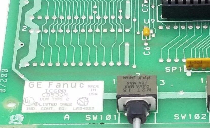 GE FANUC IC600CB536M COM TYPE 2 MODULE ASM. NO. 44A717545-G02