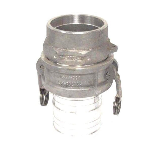 NEW EVER TITE MS27025-17 ALUMINUM CAM AND GROOVE FITTING W/ MS27022-17 ADAPTER