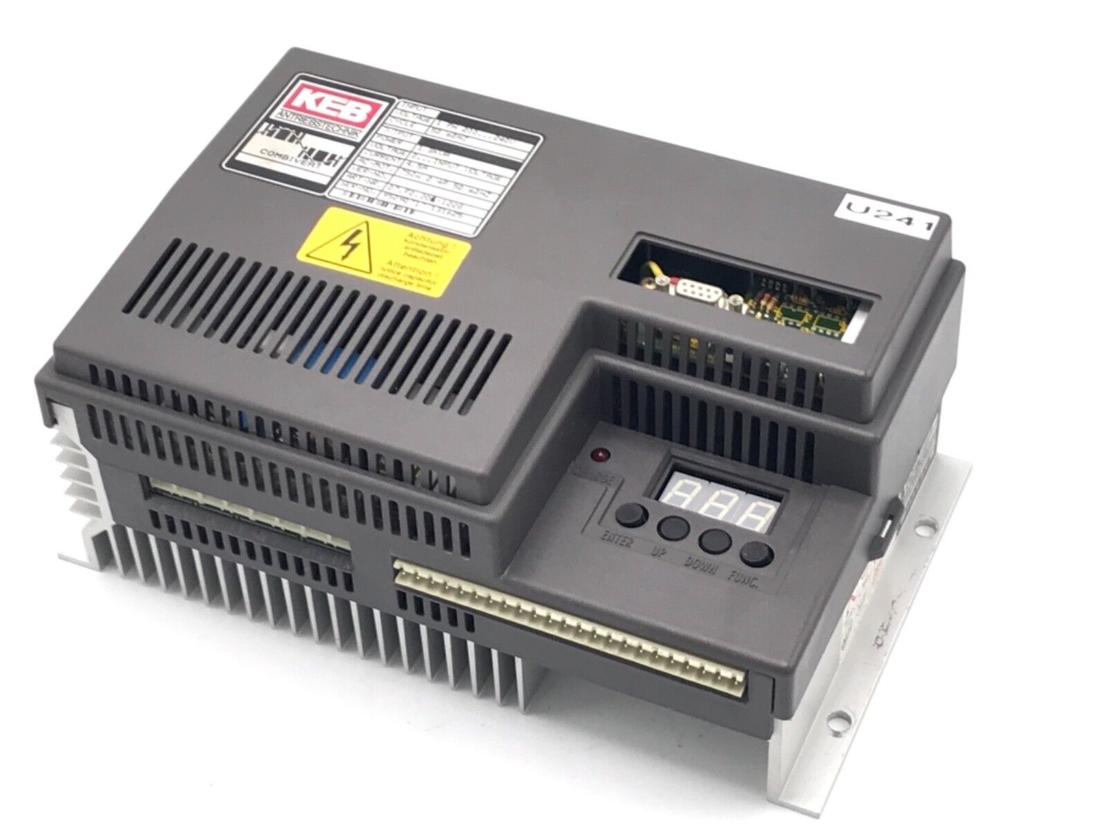 KEB 07.F0.201-1228 COMBIVERT DRIVE 1PH, 200-240V, 50/60HZ 1,8KVA 4,5A