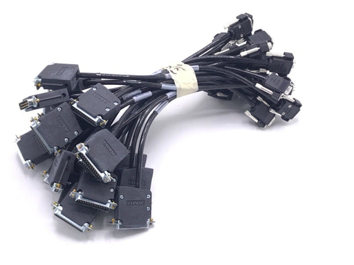 LOT OF 25 NEW BLACK BOX DB25M-DB9F MODEM CABLES 1 FT
