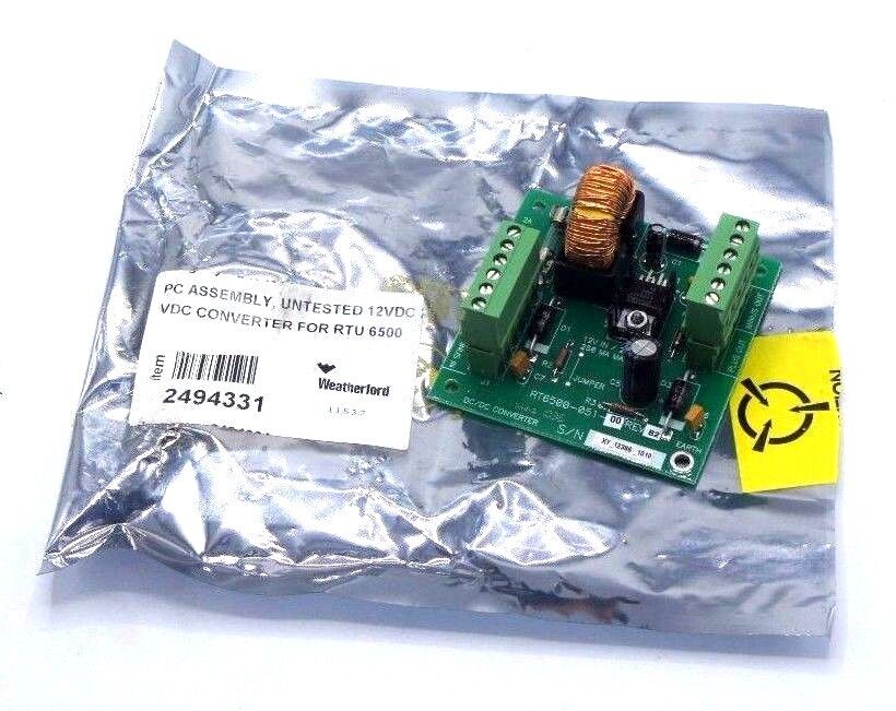 NEW WEATHERFORD RT6500-051-00 DC/DC COVERTER BOARD REV. B2, RT650005100