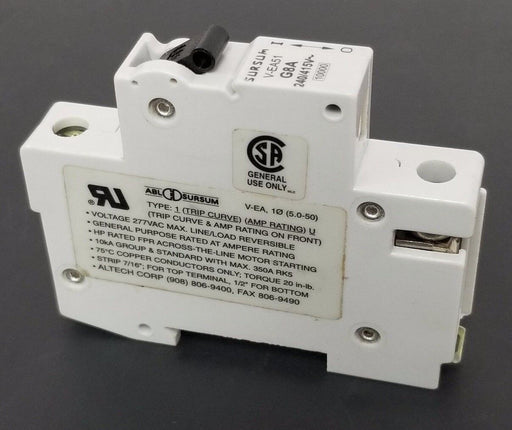 SURSUM V-EA51 CIRCUIT BREAKER 8A, G8A, 240/415V, VEA51