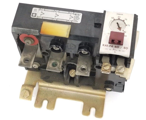 TELEMECANIQUE RA1-FA OVERLOAD RELAY 60-80 AMPERES RA1FA
