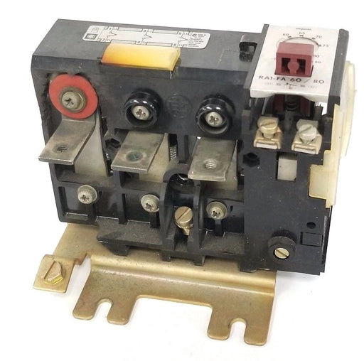 TELEMECANIQUE RA1-FA OVERLOAD RELAY 60-80 AMPERES RA1FA