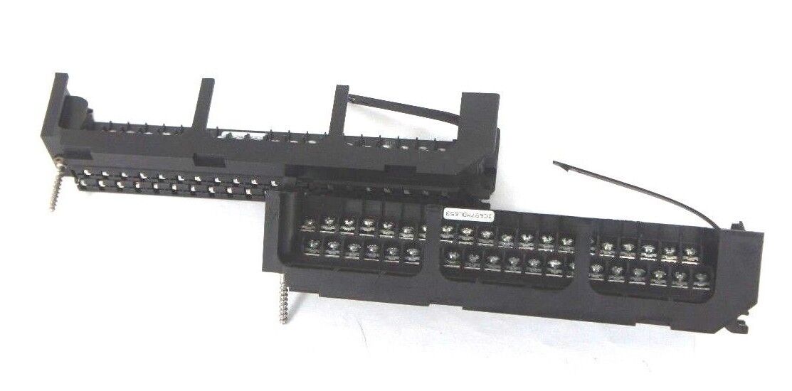 LOT OF 2 GE FANUC 44C715459-001R01 PLC CONNECTOR HOUSING ASSEMBLIES