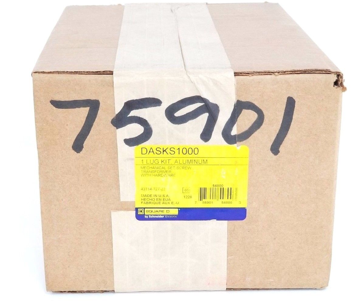 FACTORY SEALED SQUARE D DASKS1000 ALUMINUM LUG KIT