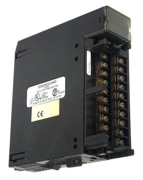 GE FANUC IC693MDL646C INPUT MODULE 24VDC 16PT POS/NEG FAST MISSING DOOR