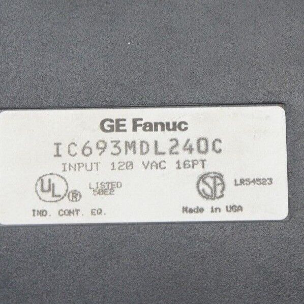 LOT OF 2 GE FANUC IC693MDL240C INPUT MODULES 120 VAC 16PT