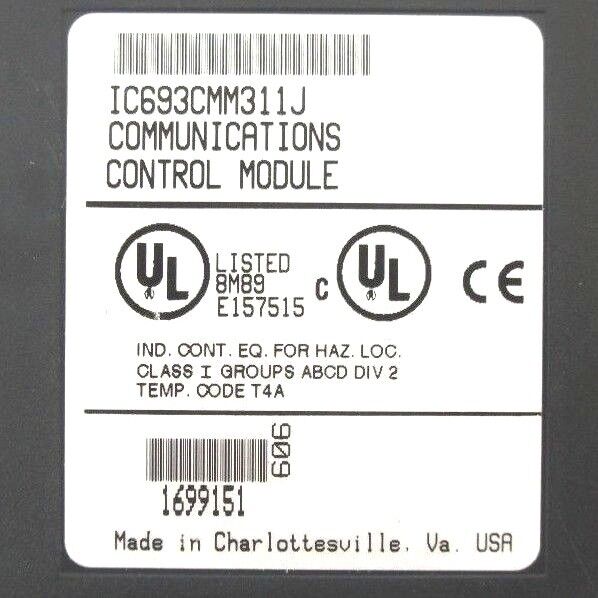 GE FANUC IC693CHS391H 10 SLOT RACK W/ IC693PWR321R IC693ACC310A IC693CMM311J