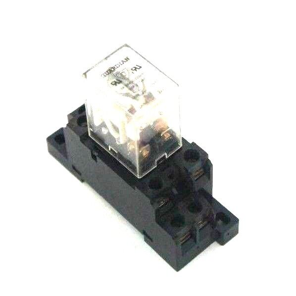 OMRON PTF08A-E SOCKET RELAY BASE WITH GUARDIAN 1390H-2C