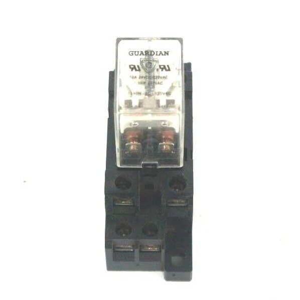 OMRON PTF08A-E SOCKET RELAY BASE WITH GUARDIAN 1390H-2C
