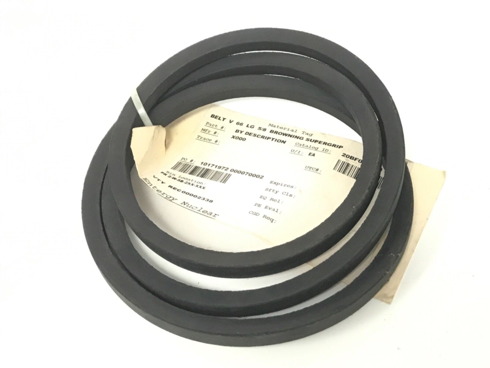 NEW B66 BROWNING SUPER GRIPBELT V-BELT, V 66 LG 5/8