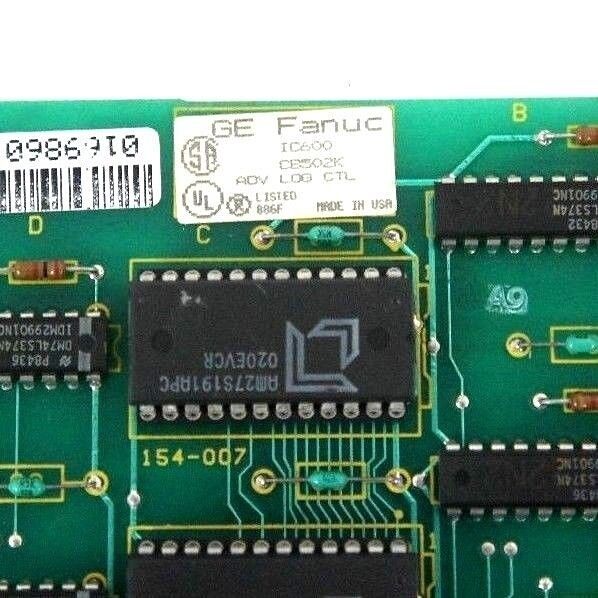 REPAIRED GE FANUC IC600CB502K ADVANCED LOGIC CONTROL MODULE