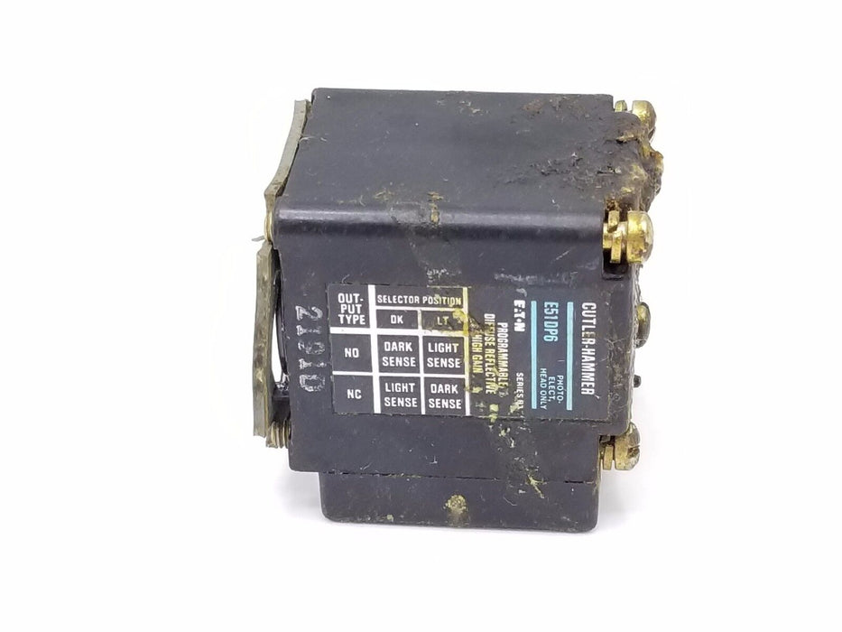 EATON CUTLER HAMMER E51DP6 PHOTOELECTRIC HEAD DIFFUSE/REFLECTIVE 18IN RANGE