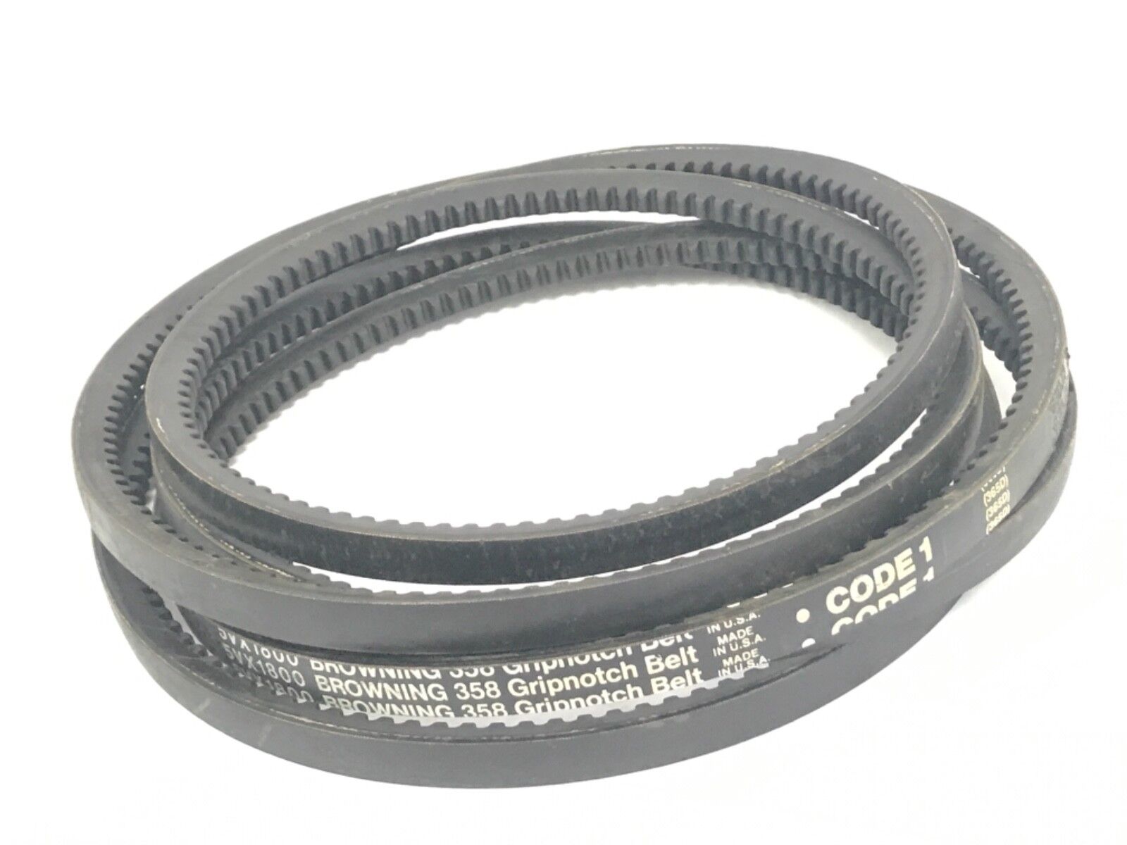 NEW BROWNING 5VX1800 GRIPNOTCH BELT 358 COGGED V-BELT