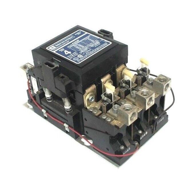 TELEMECANIQUE A203F MOTOR STARTER NEMA SIZE 4, 600V MAX, 100HP MAX, 120V COIL