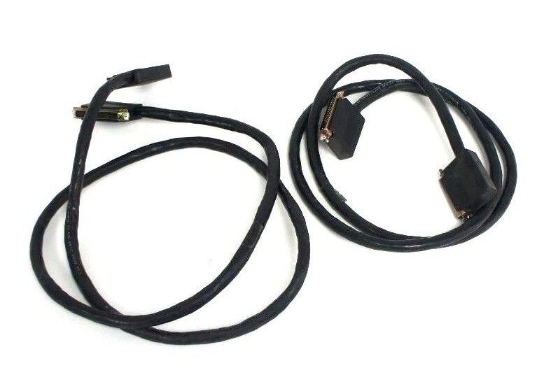 LOT OF 2 GE FANUC IC600WD005A EXPANSION RACK I/O CABLES 5FT