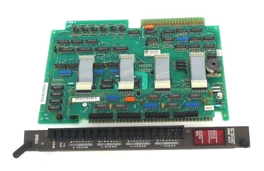GENERAL ELECTRIC IC600YB923A 10-50V SINK MODULE W/LIGHTS IC600FP923A FACEPLATE
