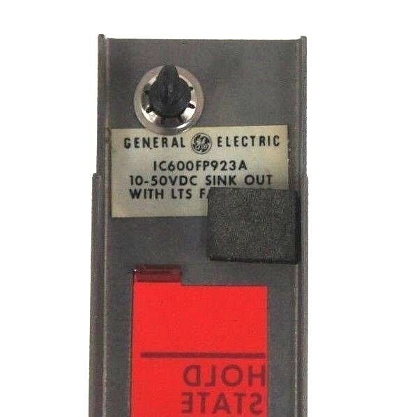 GENERAL ELECTRIC IC600YB923A 10-50V SINK MODULE W/LIGHTS IC600FP923A FACEPLATE