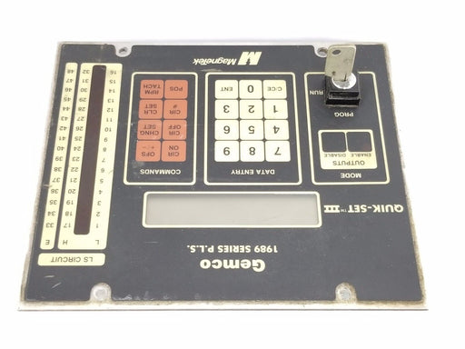 MAGNETEK GEMCO 1989 SERIES P.L.S. QUIK-SET III CONTROL PANEL