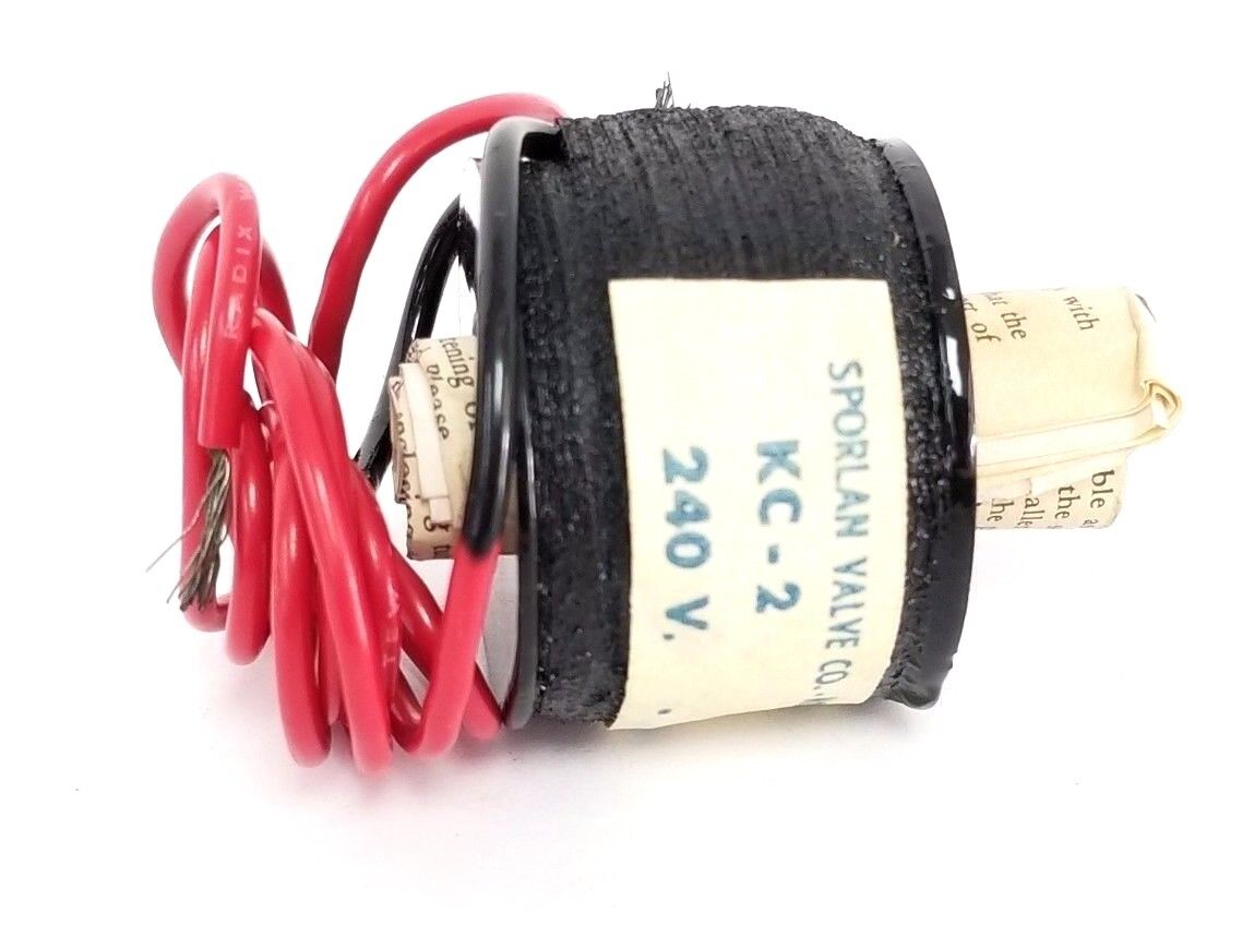 NEW SPORLAN VALVE CO. KC-2 COIL KC2, 240V, 60CY