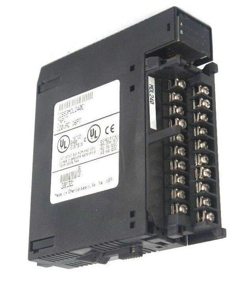 GE FANUC IC693MDL240E INPUT MODULE 120VAC INPUT 16PT MISSING DOOR & LENS