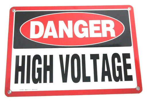 NEW DANGER HIGH VOLTAGE SIGNS PD102859
