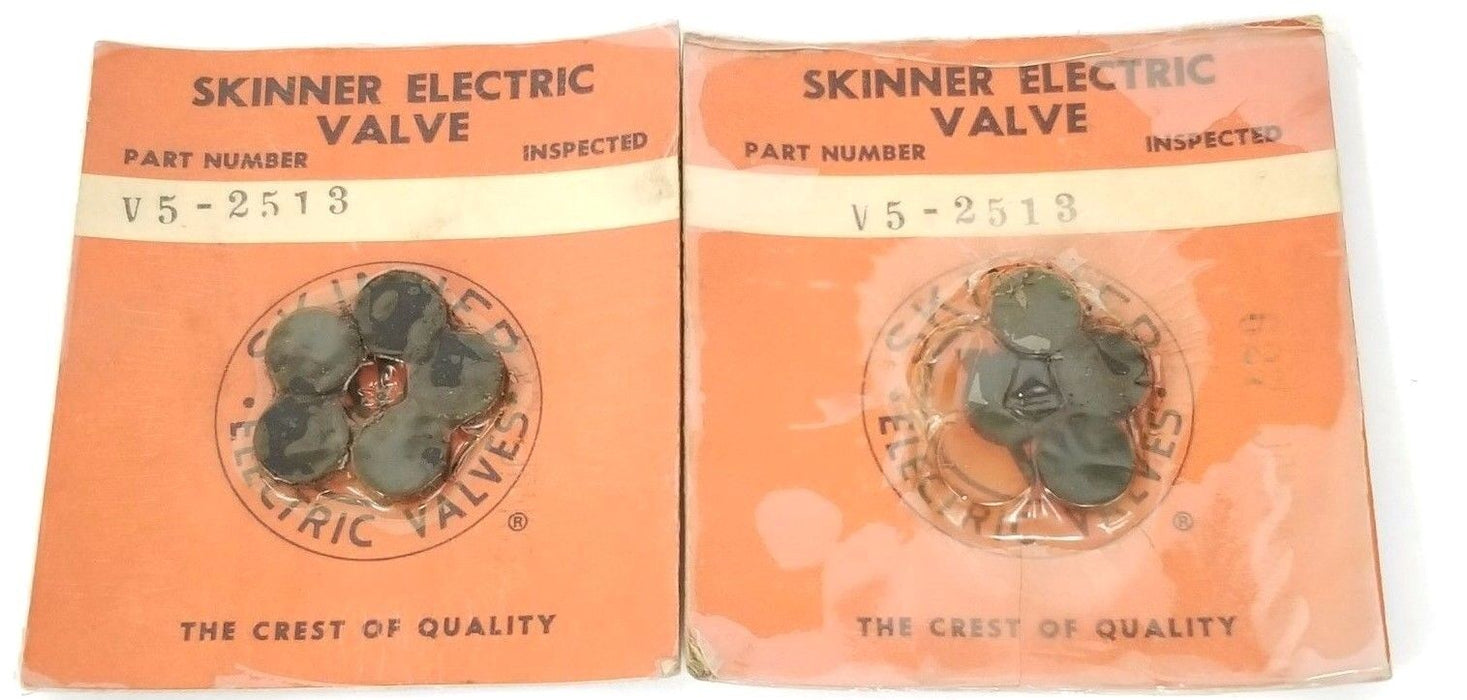 LOT OF 2 NEW PACKS OF SKINNER ELECTRIC VALVE V5-2313 PARTS V52513