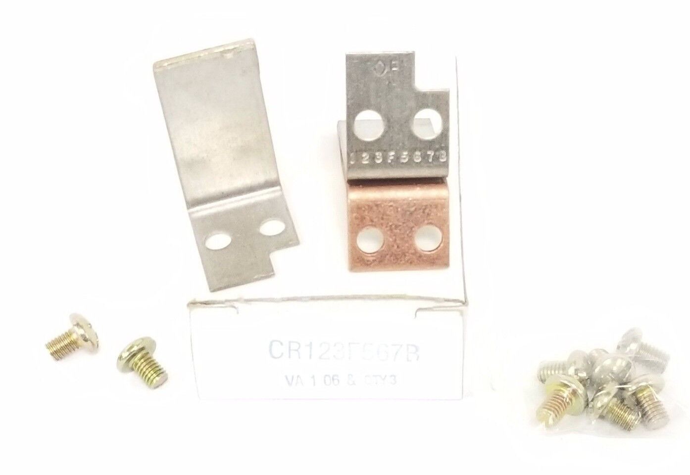 BOX OF 2 NEW  GENERAL ELECTRIC CR123F567B HEATER ELEMENTS W/ SCREWS CR123-F56.7B