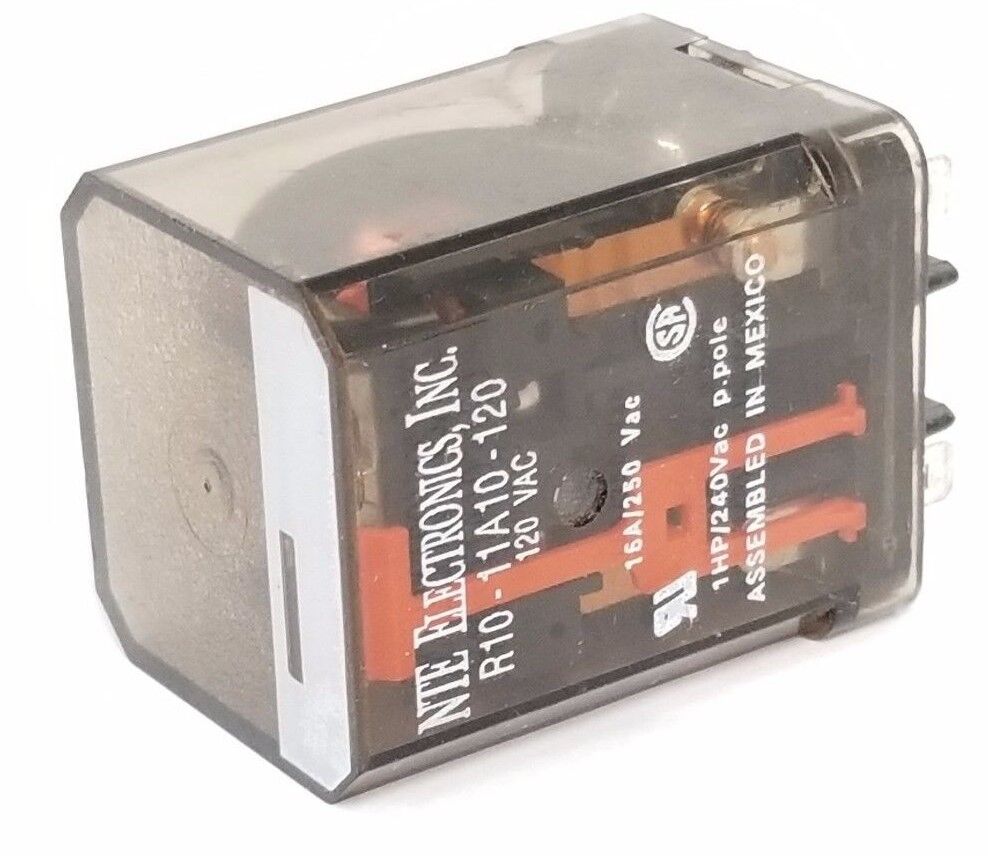 NTE ELECTRONICS INC. R10-11A10-120 RELAY 120VAC, 50/60HZ, R1011A10120