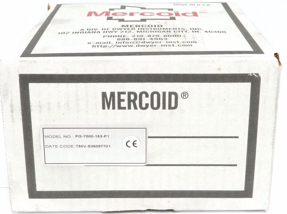 NIB MERCOID PG-7000-153-P1 PRESSURE SWITCH PG7000153P1