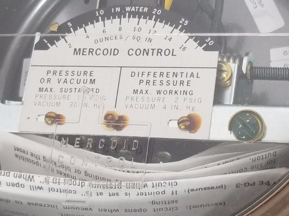 NIB MERCOID PG-7000-153-P1 PRESSURE SWITCH PG7000153P1