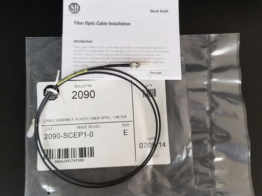 NEW ALLEN BRADLEY 2090-SCEP1-0 FIBER OPTIC CABLE 2090SCEP10, SER. E