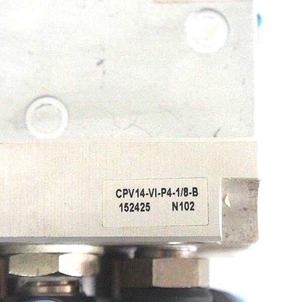 FESTO CPV-14-VI VALVE BLOCK CPV14-GE-FB-4, CPV14-P4-1/8-B, 161362