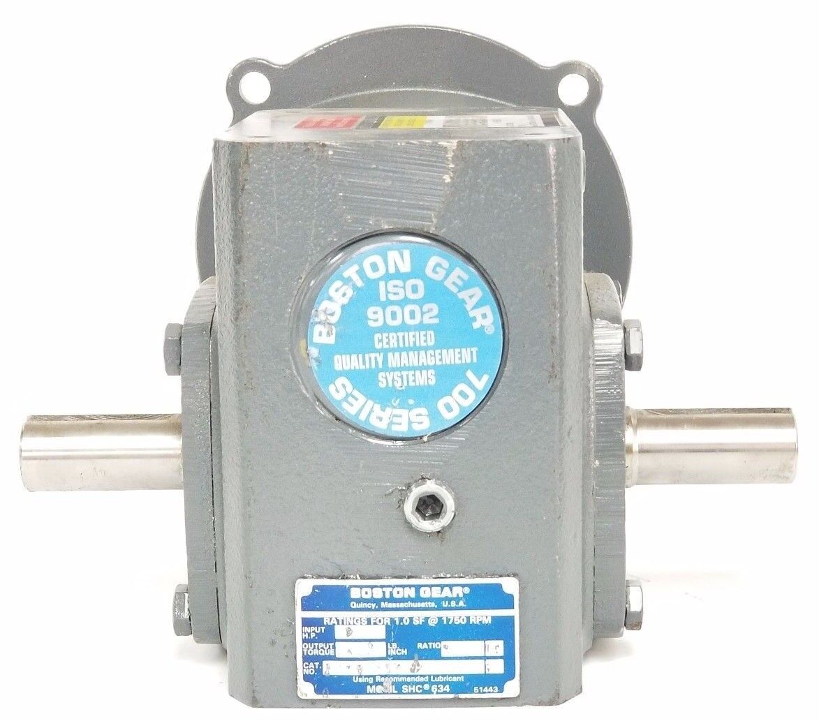BOSTON GEAR F71815SB5H GEAR REDUCER 0.91 INPUT HP, 422 LB. INCH OUTPUT TORQUE