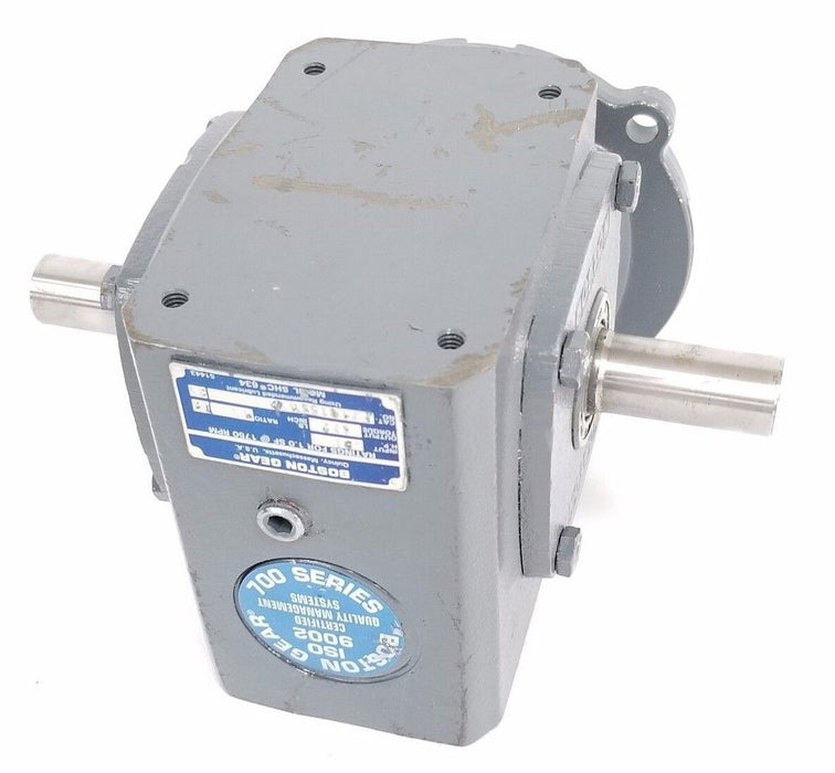 BOSTON GEAR F71815SB5H GEAR REDUCER 0.91 INPUT HP, 422 LB. INCH OUTPUT TORQUE