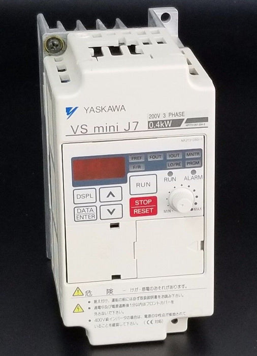 YASKAWA CIMR-J7AA20P4 VS MINI J7, 200V, 3-PHASE, 0.4KW, CIMRJ7AA20P4