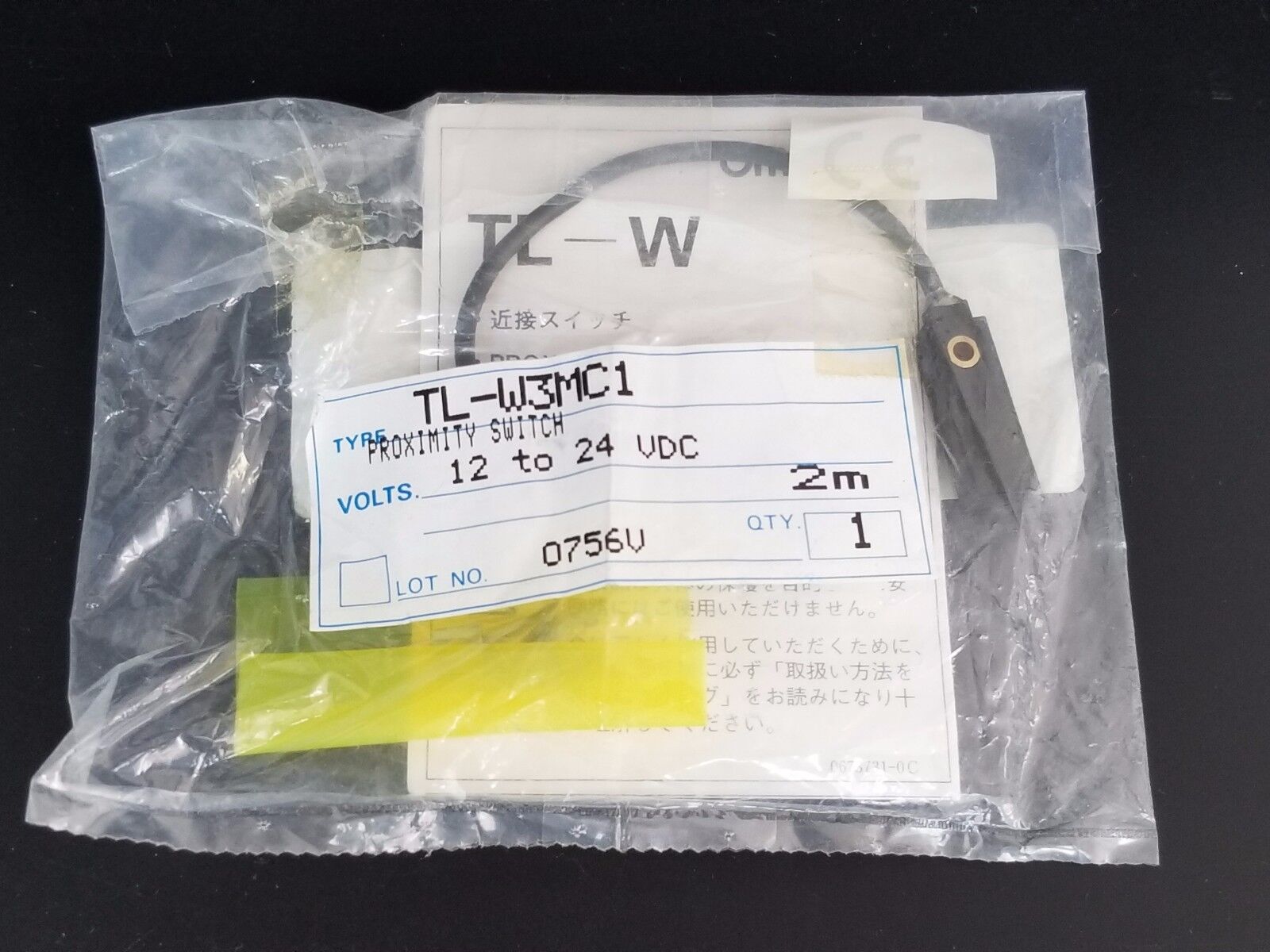 NEW OMRON TL-W3MC1 PROXIMITY SWITCH 12-24VDC, TLW3MC1