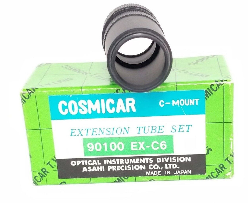 NIB COSMICAR 90100 EX-C6 EXTENSION TUBE SET C-MOUNT
