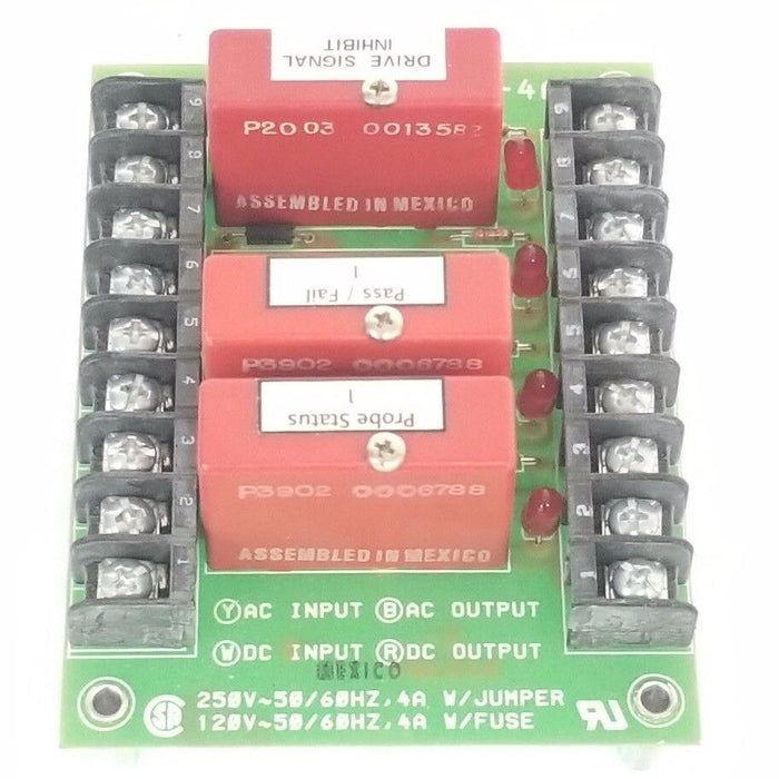 POTTER & BRUMFIELD 2IO-4A RELAY BOARD 2IO4A W/ THREE ODC-15 I/O MODULES