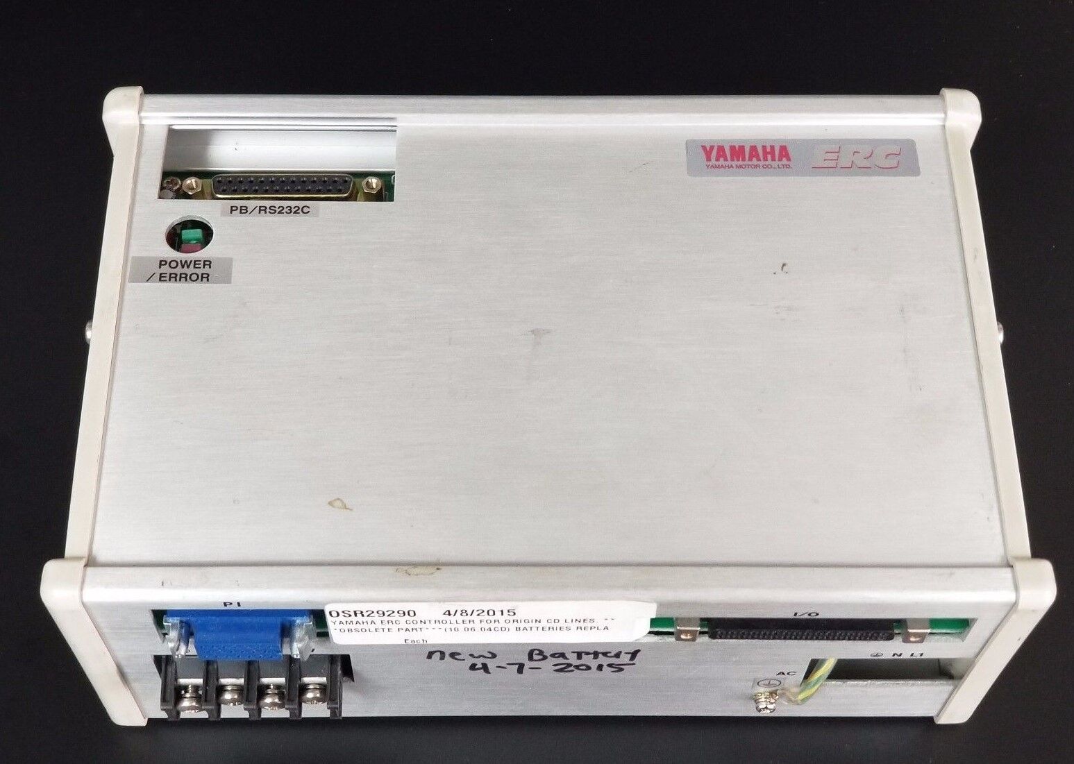 YAMAHA ERC SINGLE AXIS ROBOT CONTROLLER