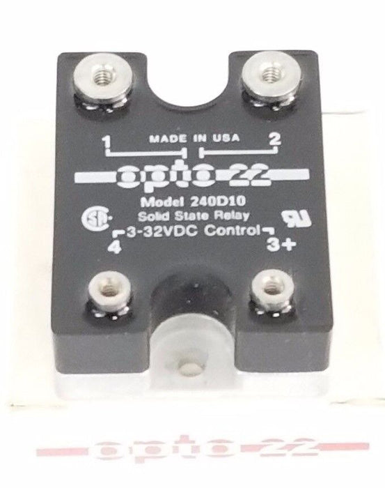 NIB OPTO 22 240D10 SOLID STATE RELAY 3-32VDC